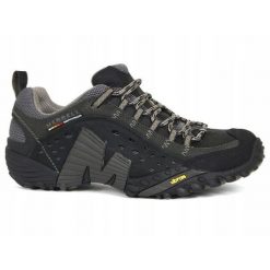 Buty trekkingowe na co dzień męskie MERRELL INTERCEPT skóra. Buty trekkingowe męskie Merrell, bez wzorów, ze skóry, sportowe, bez obcasa, bez zapięcia. Za 549.00 zł.