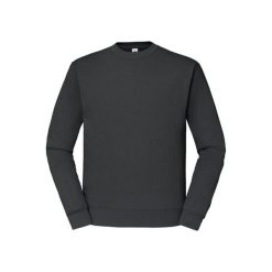Męska Klasyczna Bluza Wkładana Przez Głowę. Szare bluzy nierozpinane męskie Fruit of the Loom, m, bez wzorów, klasyczne, bez ramiączek, bez kaptura. Za 63.99 zł.