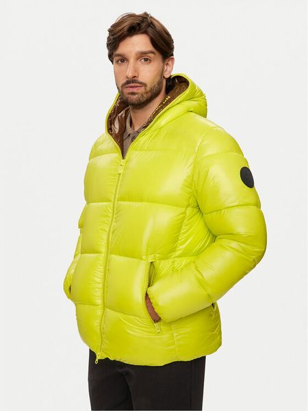 Save The Duck Kurtka zimowa D31280M LUCK19 Zielony Regular Fit. Zielone kurtki męskie Save the duck, na zimę, m, bez wzorów, z syntetyku, bez ramiączek, bez kaptura. Za 709.99 zł.