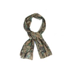 Szal maskujący z siatki MESH 155x48 cm. Brązowe szaliki męskie CAMOUFLAGE, bez wzorów, z meshu. Za 27.99 zł.