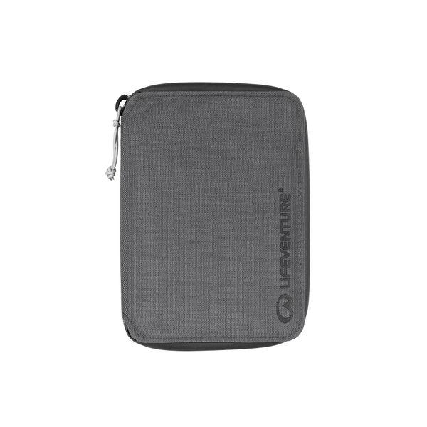 Portfel Lifeventure Recycled RFiD Mini Travel Wallet - grey. Szare portfele męskie Lifeventure, bez wzorów. Za 142.69 zł.