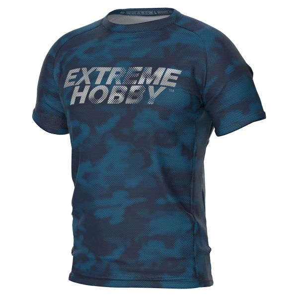 Koszulka Techniczna Sportowa Męska EXTREME HOBBY DOTTED. Niebieskie t-shirty sportowe męskie EXTREME HOBBY, l, bez wzorów, z elastanu, sportowe, bez ramiączek. Za 149.00 zł.