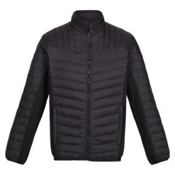 Męska Kurtka Hybrydowa Tourer. Czarne kurtki męskie Regatta, m, bez wzorów, z puchu, sportowe, bez ramiączek, bez kaptura. Za 258.99 zł.