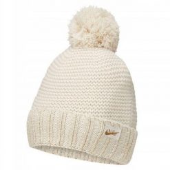 Czapka Zimowa Nike Cuffed Z Pomponem. Brązowe czapki męskie Nike, na zimę, bez wzorów, eleganckie. Za 65.10 zł.
