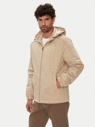 Guess Kurtka przejściowa M5YL14 WHEW2 Beżowy Regular Fit. Brązowe kurtki męskie Guess, m, z aplikacjami, z syntetyku, bez ramiączek, bez kaptura. Za 529.99 zł.