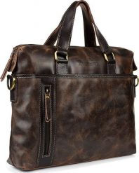 Beltimore Beltimore torba męska na ramię skórzana duża brązowa N08. Brązowe torby męskie na ramię Beltimore, bez wzorów, na ramię, duże. Za 274.99 zł.