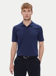 Marc O'Polo Polo 526 2144 53004 Granatowy Regular Fit. Niebieskie koszulki polo męskie Marc O'Polo, m, bez wzorów, z bawełny, bez kołnierzyka, bez ramiączek. Za 269.99 zł.