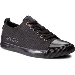 Trampki CALVIN KLEIN JEANS - Arturo S0475 Black. Czarne trampki męskie Calvin Klein Jeans, z gumy, eleganckie. Za 439.00 zł.