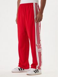 Adidas Spodnie dresowe Adibreak Classic KD4093 Czerwony Regular Fit. Czerwone spodnie dresowe męskie ADIDAS, bez wzorów, z dresówki. Za 329.99 zł.