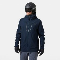 Długa kurtka narciarska Helly Hansen Alpha. Niebieskie kurtki narciarskie i snowboardowe męskie Helly Hansen, na zimę, m, bez wzorów, bez kaptura, narciarskie. W wyprzedaży za 2,048.00 zł.