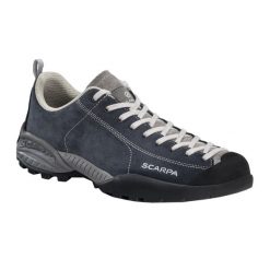 Buty trekkingowe męskie Scarpa 130 Mojito Iron Gray. Szare buty trekkingowe męskie Scarpa, bez wzorów, z gumy, bez zapięcia, wspinaczkowe. Za 893.00 zł.