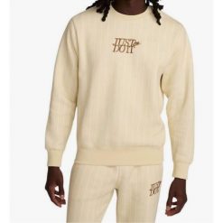 Nike Bluza Męska Beżowa HJ2157-234 S. Brązowe bluzy nierozpinane męskie Nike, m, bez wzorów, bez ramiączek, bez kaptura. Za 258.99 zł.