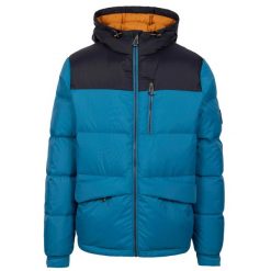 Męska Kurtka Puchowa Erris. Niebieskie kurtki męskie Trespass, m, bez wzorów, z puchu, sportowe, bez ramiączek, bez kaptura. Za 392.99 zł.