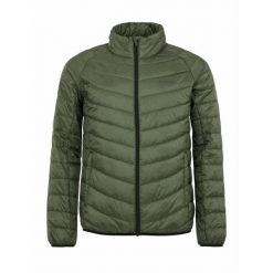 Kurtka puchowa Protest PRTSHAFFER Outdoor. Zielone kurtki męskie Protest, na zimę, bez wzorów, z puchu, eleganckie, bez ramiączek, bez kaptura. Za 425.50 zł.