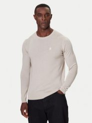 KARL LAGERFELD Sweter 655000 554399 Beżowy Slim Fit. Brązowe kardigany męskie KARL LAGERFELD, m, bez wzorów, z wełny, bez ramiączek. Za 599.99 zł.