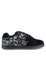 DC Sneakersy CEO-GAVELER ADYS100536-BDP Czarny. Czarne buty sportowe na co dzień męskie DC, m, bez wzorów, ze skóry, bez ramiączek, bez kaptura. Za 239.99 zł.