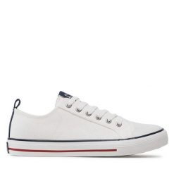 Trampki Gap. Białe trampki męskie GAP, bez wzorów, bez zapięcia. Za 149.99 zł.