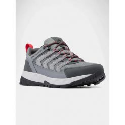 Buty turystyczne męskie Columbia Strata Trail Low. Szare buty trekkingowe męskie Columbia, bez wzorów, sportowe, bez obcasa, bez zapięcia. Za 469.00 zł.
