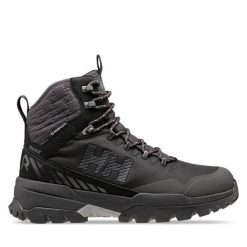 Trekkingi Helly Hansen. Czarne buty trekkingowe męskie Helly Hansen, bez wzorów, bez zapięcia, trekkingowe. Za 719.99 zł.