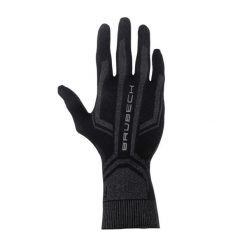 Rękawiczki termoaktywne do biegania unisex Brubeck. Czarne bielizna termoaktywna męska Brubeck, uniwersalny, bez wzorów, z elastanu, bez ramiączek, do biegania. Za 61.99 zł.