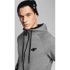 Bluza męska 4Hills BLM104 - szary melanż. Bluzy z kapturem męskie marki 4f. Za 199.99 zł.