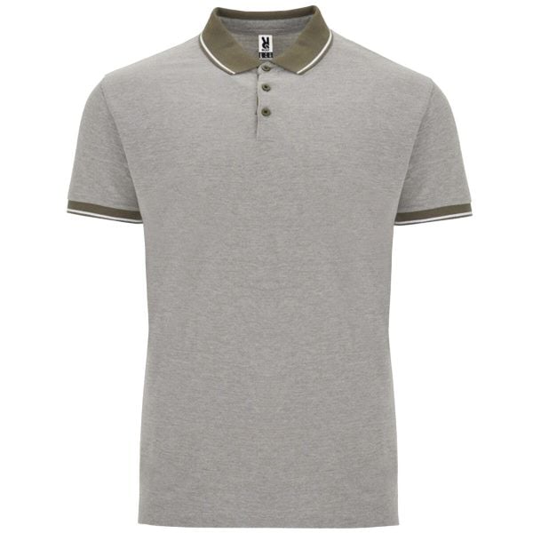 Męska Koszulka Polo Bowie. Szare koszulki polo męskie ROLY, m, bez wzorów, bez kołnierzyka, bez ramiączek. Za 74.99 zł.