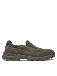 CAT Footwear Półbuty Threshold Slip On P726053 Brązowy. Brązowe codzienne półbuty męskie CAT Footwear, bez wzorów, ze skóry, bez obcasa, bez zapięcia. Za 309.99 zł.