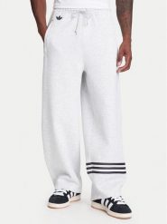 Adidas Spodnie dresowe Neuclassics JW5443 Szary Loose Fit. Szare spodnie dresowe męskie ADIDAS, bez wzorów, z bawełny. Za 219.99 zł.