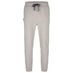 Spodnie dresowe Loap Edgar dla mężczyzn - Komfort i styl. Szare spodnie dresowe męskie GLENMUIR, bez wzorów, z bawełny. Za 117.73 zł.