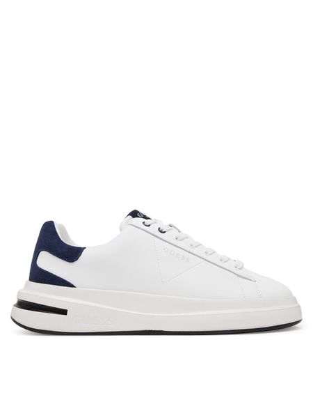 Guess Sneakersy FMTLBA LEL12 Biały. Białe buty sportowe na co dzień męskie Guess, m, z aplikacjami, ze skóry, bez ramiączek, bez kaptura. Za 449.99 zł.