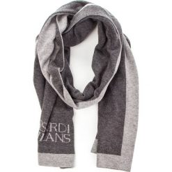 Szal TRUSSARDI JEANS - Scarf Logo Mixed Cachemire 57Z00097 E650. Szare szaliki męskie marki TRUSSARDI JEANS, z jeansu. Za 239.00 zł.