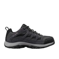 Buty trekkingowe męskie Columbia Crestwood. Czarne buty trekkingowe męskie Columbia, bez wzorów, sportowe, bez obcasa, bez zapięcia. Za 340.40 zł.