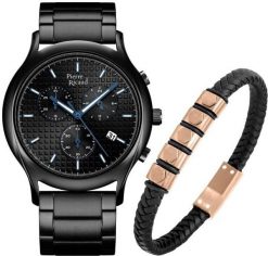 Zegarek męski Pierre Ricaud P91099.B114CH619.9.BL srebrny. Szare zegarki męskie Pierre Ricaud, srebrne. Za 570.00 zł.