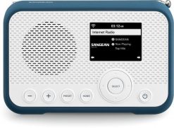 Radio Sangean Sangean WFR-39 Internet Taschenradio Internet, DAB, UKW Internetradio, UKW, WLAN Spotify, Weckfunktion, wiederaufladbar Weiß, Blau (A500. Radia Sangean. Za 494.76 zł.