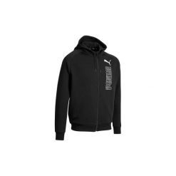 Bluza z kapturem na zamek Gym & Pilates męska. Czarne bluzy z kapturem męskie Puma, m, bez wzorów, z bawełny, z kapturem. Za 199.99 zł.