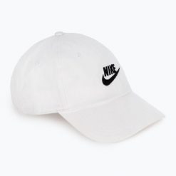 Czapka z daszkiem Nike Club Unstructured Futura Wash. Białe czapki męskie Nike, bez wzorów, z bawełny, sportowe. Za 109.99 zł.