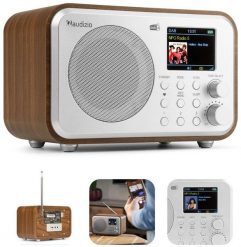 Radio Audizio Milan DAB+ z baterią w kolorze srebrnym one size. Szare radia Audizio. Za 299.00 zł.