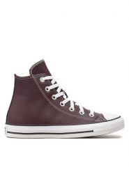 Converse Trampki Chuck Taylor All Star Faux Leather A08639C Brązowy. Brązowe trampki męskie Converse, bez wzorów, z materiału, retro, bez zapięcia. Za 269.99 zł.