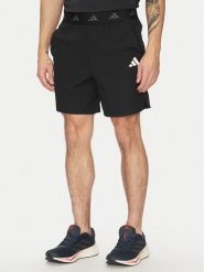 Adidas Szorty sportowe Gym+ JC5244 Czarny Slim Fit. Czarne szorty sportowe męskie ADIDAS, bez wzorów, z syntetyku, sportowe. Za 119.99 zł.