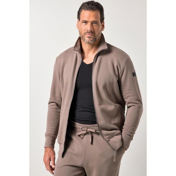 Męska Bluza dresowa stójka do 8XL. Brązowe bluzy nierozpinane męskie JAY-PI, m, bez wzorów, z bawełny, bez ramiączek, bez kaptura. Za 279.99 zł.