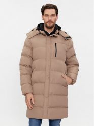 Brave Soul Płaszcz zimowy MJK-ELSDONSTONE Beżowy Regular Fit. Brązowe płaszcze męskie Brave Soul, na zimę, m, bez wzorów, z syntetyku, bez kaptura. Za 329.99 zł.