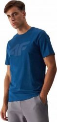 KOSZULKA MĘSKA BAWEŁNIANA T-SHIRT SPORTOWY 4F M1844 r S. T-shirty sportowe męskie 4f, m, bez wzorów, z bawełny, sportowe, bez ramiączek. Za 43.41 zł.
