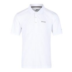 Męska Koszulka Polo Maverik V. Białe koszulki polo męskie Regatta, m, bez wzorów, bez kołnierzyka, bez ramiączek. Za 73.99 zł.