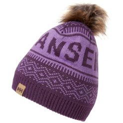 Czapka zimowa unisex Helly Hansen Champow Beanie. Fioletowe czapki męskie Helly Hansen, na zimę, bez wzorów, sportowe. Za 64.99 zł.