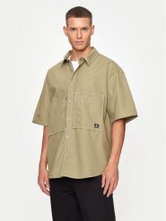 Converse Koszula M Wordmark Utility Shirt 10026433-A02 Khaki Regular Fit. Brązowe koszule męskie Converse, l, bez wzorów, z bawełny, bez kołnierzyka, bez ramiączek. Za 209.99 zł.