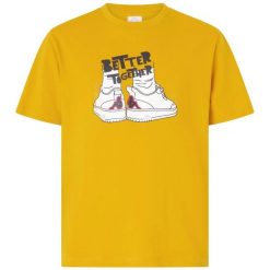 Koszulka Kappa Glabu Tbar. Żółte t-shirty sportowe męskie Kappa, m, bez wzorów, sportowe, bez ramiączek. Za 149.00 zł.