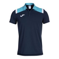 Polo Joma Toledo. Niebieskie koszulki polo męskie Joma, m, bez wzorów, klasyczne, bez kołnierzyka, bez ramiączek. Za 121.30 zł.