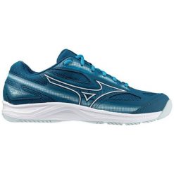 Buty do tenisa Mizuno Break Shot 4 AC. Niebieskie buty sportowe na co dzień męskie Mizuno, m, bez wzorów, bez ramiączek, bez kaptura, tenisowe. Za 269.99 zł.