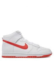 Nike Sneakersy Dunk Hi Retro DV0828 100 Biały. Białe buty sportowe na co dzień męskie Nike, m, bez wzorów, ze skóry, retro, bez ramiączek, bez kaptura. Za 419.99 zł.