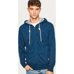 Bluza z kapturem - Granatowy. Bluzy nierozpinane męskie marki Reserved. Za 69.99 zł.